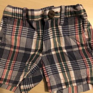 Crew Cuts Plaid Shorts with adjustable waist